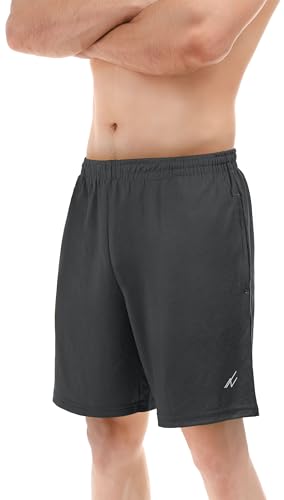 NY Threads Men's Athletic Shorts Quick Dry Loose-Fit Lightweight Running Workout Gym Shorts with Pockets