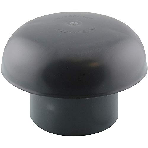 Chapeau de ventilation Ø 80 mm Ardoise avec Moustiquaire