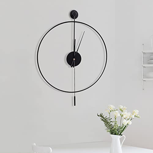 Reloj de pared grande con péndulo y diseño moderno, 20 pulgadas miniatura 1