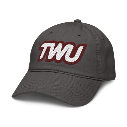 Gorra de béisbol ajustable Texas Woman's Pioneers gris miniatura 1