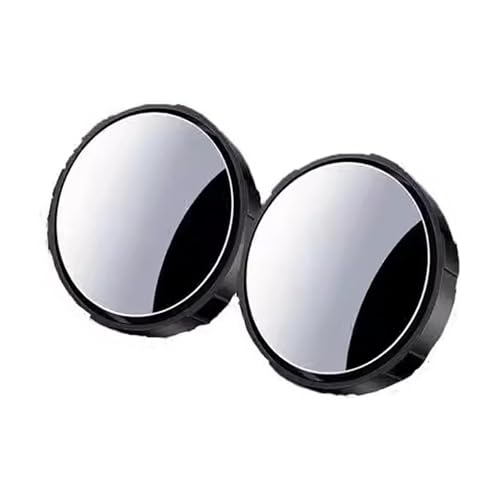 2 Pcs Car Blind Spot Mirrors for Mazda Lantis 1993-1998, Frameless Convex Rear View Mirror Wide Angle Rearview Mirror Exterior Accessories,Black