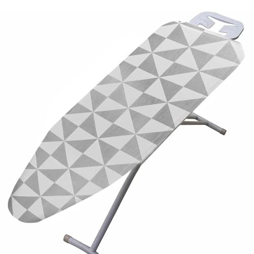 Cojín para tabla de planchar – Relleno de algodón resistente al calor, funda de tabla de planchar antiquemaduras, borde elástico, con capa reflectante que mejora la eficiencia del planchado