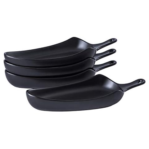 Bruntmor Set von 4 Keramik-Backformen, matt, glasiert, 22,9 cm, Speiseteller Cover