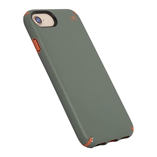 Speck Products Schutzhülle für iPhone SE 2020 / iPhone 7 (Auch für iPhone 6 und iPhone 6S) (Field Grey/Terracotta Red) Cover