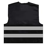 Mister Warnwesto Warnweste - Signalweste - Größe L/XL, Schwarz