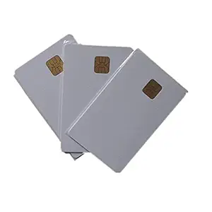 Yukonics PVC Inkjet Chip Card SLE4428/ISSI 4428 Contact IC Card Big Chip for Inkjet Printers (50)