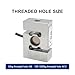 YCCMSM13 S40AC3 S Type Load Cell Tension/Pressure Sensor Hook Scale, Industrial Assembly Line, Material Testing Machine Experiment