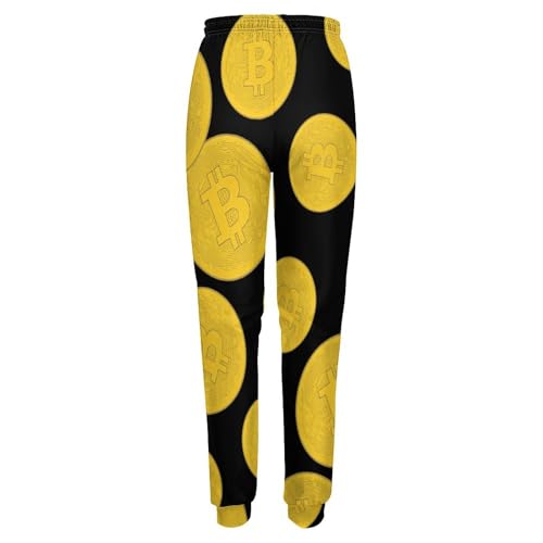 Bitcoin Prints Artwork Women's Sweatpants Casual Athletic Joggers Trouser Drawstring Lounge Pants with Pockets - Image 6