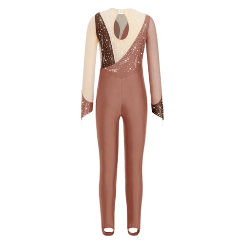 Justaucorps ballet avec bas pied pour filles FEESHOW - 4