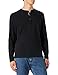 Produktbild camel active Herren Langarm Henley-shirt mit Knopfleiste Henley-Hemd, Schwarz, 5XL