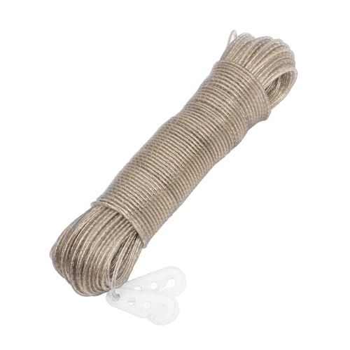 Vaguelly Travel Laundry Line 50m Extendable Washing Line Heavy Duty Rope for Outdoor Use