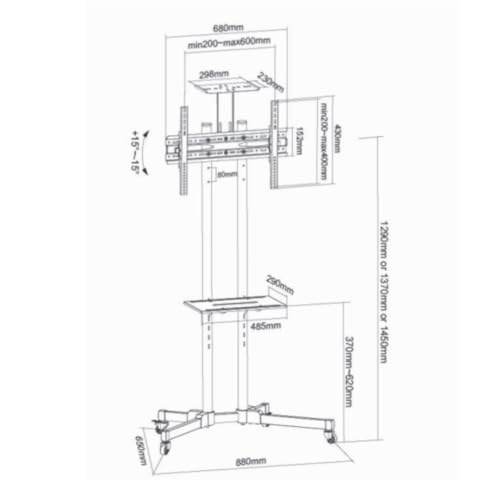 Soporte de Piso Universal para TV 32 a 60 Pulgadas miniatura 2