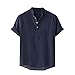 Herren Langärmeliges Oxford Hemd mit Brusttasche Normale Passform Leinen Ku Jeanshemd Langarm Henley Sommerhemd Freizeithemd Leinenhemd Men Shirts Baumwolle He Kurzarmhe Sommerhemd