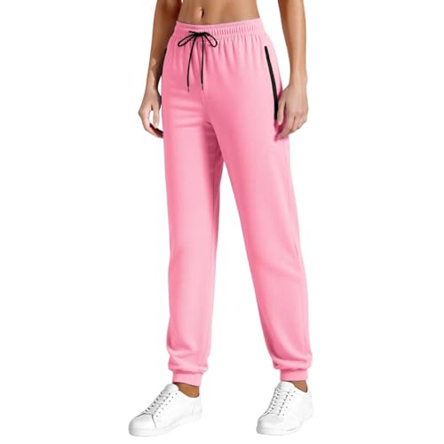 Image of Women's Active Stretch Pants Quick Dry Breathable Athletic Casual Comfy Fit Hiking Pant with Zipper Pockets