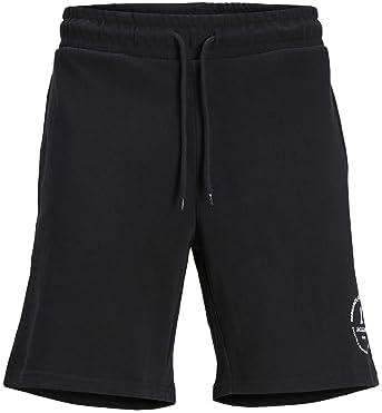 JACK & JONES Erkek JPSTSWIFT SWEAT SHORTS SN PLS Şort, Black, 50 - Görsel 1