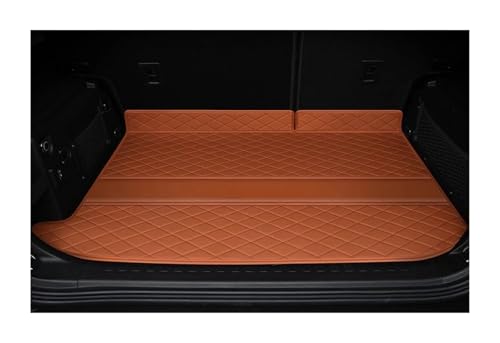 Tapis de coffre Jetour T2 contre les taches et rayures cuir orange 2023