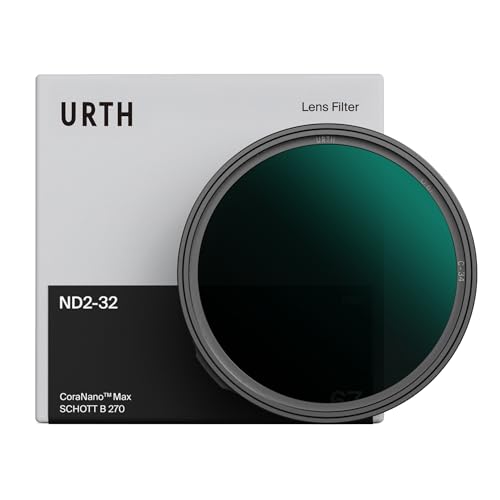 Filtro ND Variable 72mm Urth ND2-32 de 1 a 5 pasos para objetivos fotográficos HD
