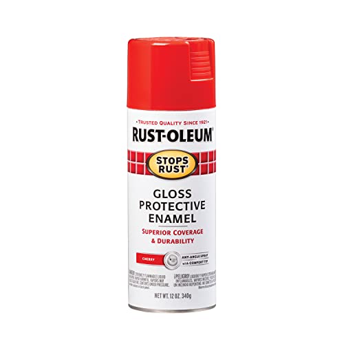 Image of Rust-Oleum 248568 Stops Rust Spray Paint, 12 oz, Gloss Cherry