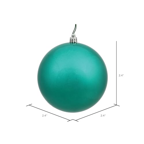 Boules bleu sarcelle Vickerman déco de table et Noël chic - 3