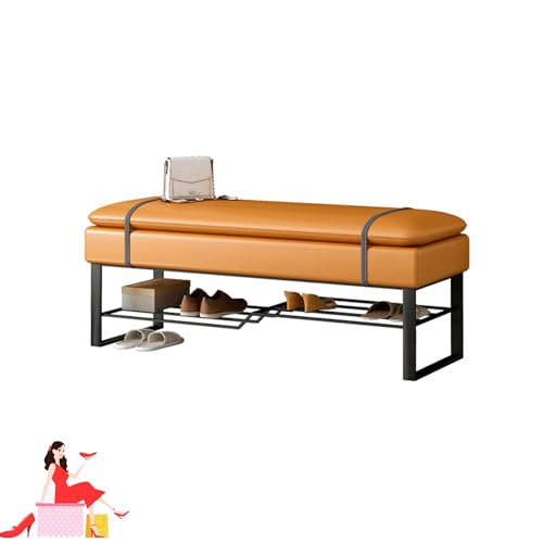 Elegante zapatero de 60 cm con banco, zapatero de almacenamiento, mueble de entrada, pasillo, taburete moderno para dormitorio y pasillo