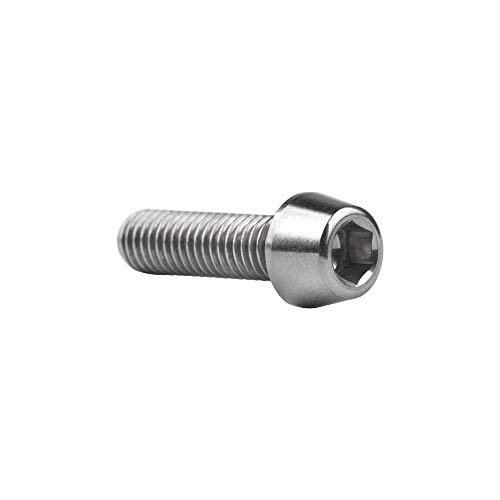 Image of Titanium Ti Bolt M5x9 16 18 20 25 30 35 40 45 50 55 60mm Tapered Head Screws Pack of 4 (M5x18mm, Normal Titanium)