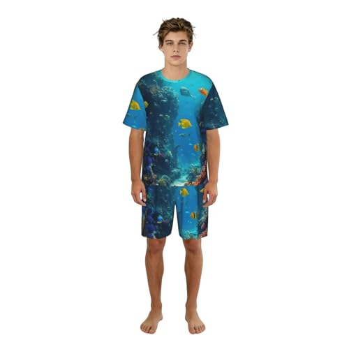 Ensemble pyjama homme court pour ne plus souffrir de la chaleur la nuit