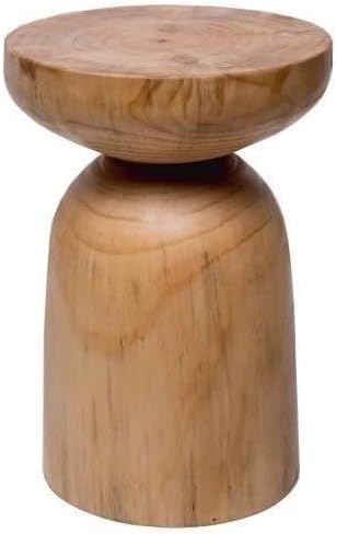 木製スツール、リビングルーム、家族の使用のためのユニークな幾何学的な無垢材のスツール 、創造的な木の切り株のデザインとロースツール、