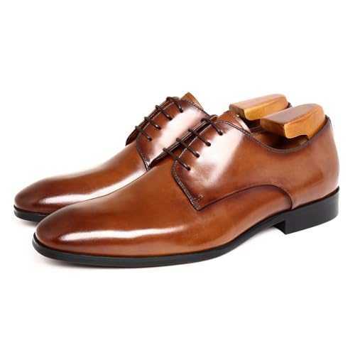 Men's Business Casual Dress Oxfords Formal Lace-Up Shoes for Office, Parties, and Daily Wear2