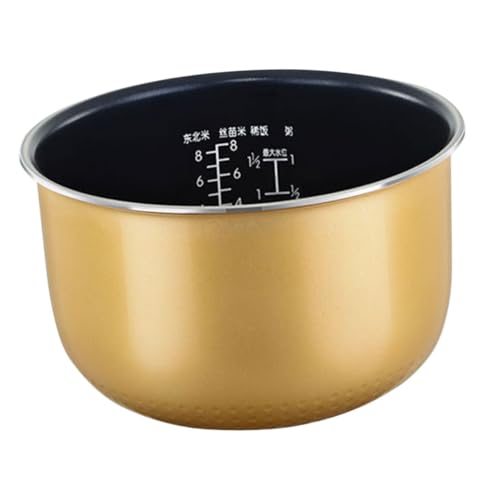 GLEAVI Recipiente Interior para Olla Arrocera Eléctrica Revestimiento Antiadherente de Accesorio Reemplazo Práctico y Portátil para Cocina