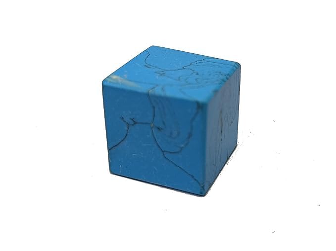 Hit Turquoise Healing Cube Tumble Stones Reiki Crystal Healing 15-20 mm Size-image-17