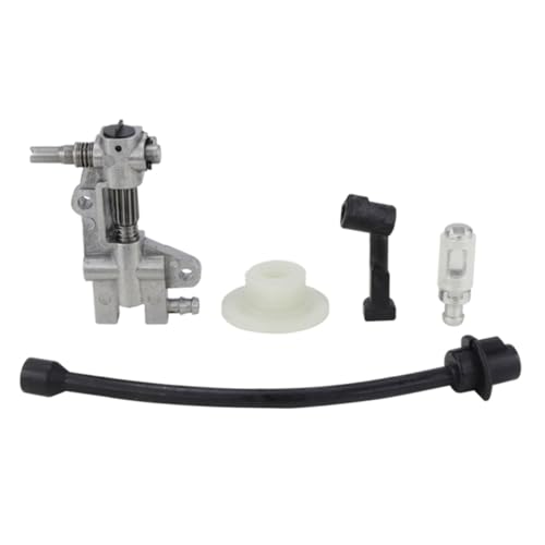 FUTUREORYY Juego De 5 Accesorios Para Motosierra De Gasolina, Conjunto Bomba De Aceite, Filtro, Boquilla, Turbina y Tubo De Aceite Para Jardín y Herramientas Eléctricas Exteriores