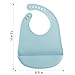 PandaEar 5 Pack Waterproof Silicone Baby Bibs| Super Thin Light Weight Feeding Bib with Food Catcher Pocket for Toddler (5)