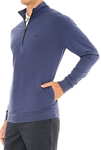 Image of Three Sixty Six Mens Lightweight Dry Fit Pullover - Long Sleeve Half Zip Golf Jacket for Men