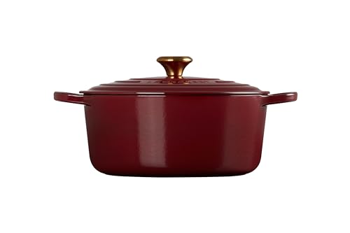 Image of Le Creuset Enameled Cast Iron Signature Round Dutch Oven, 7.25 qt., Garnet