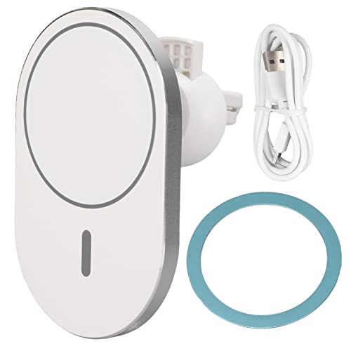 Caricabatteria da da da auto senza fili magnetico Rotazione di 360 gradi 15W Forte Magnete Telefono Caricatore Wireless per Auto Casa