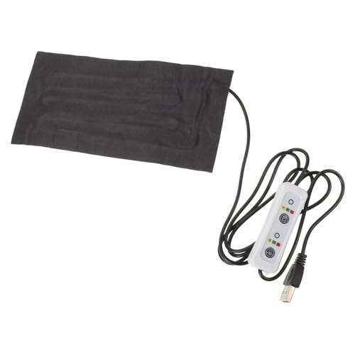 SUPVOX Tappetino Riscaldante Per Piantine Vassoio Di Semi Tappetino Termico Per Piante Coperta Riscaldata Senza Fili Più Caldo Mini Riscaldatore Cuscinetti Riscaldanti Vello Stoffa Black