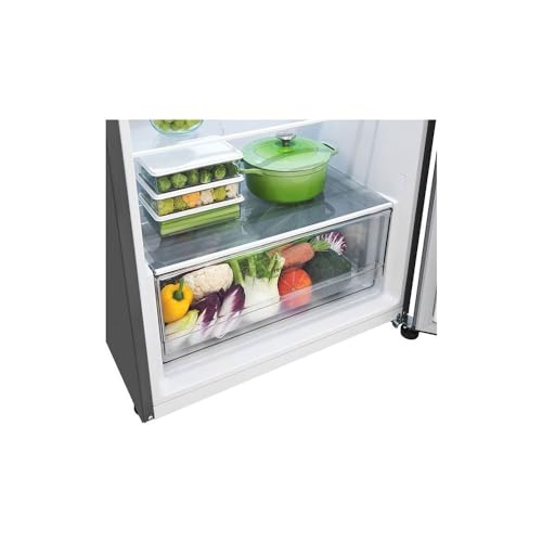 Geladeira LG Top Freezer 395 litros Inox Inverter 110V GN-B392PLMB