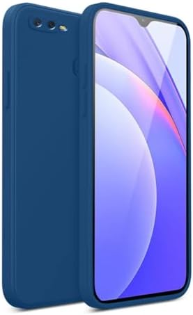 Silicone Soft Back Cover Case for Oppo F9/F9 Pro/A5/A5s/A7/A11k/A12/Realme 2/2 Pro/U1 (Blue)