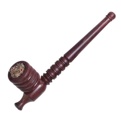 Image of Royal Swag Classic Vintage Tobacco Pipe Smoking Pipe (6 Inch Long) With Removable Pipe Give It The Unique Touch Of Smoke Durable Hard Wood Material Handmade Classic Retro Sailor Pipe Made In India