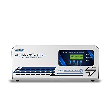 Genus Challenger 1100 Modern Pure Sine Wave India's No.1 Home Inverter UPS with Dual LCD & LED Display