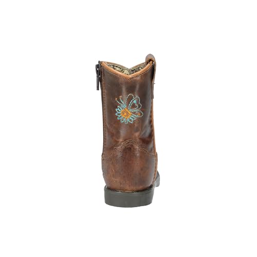 Image of Smoky Mountain Boots Toddlers' Autry Square Toe Leather Western Cowboy Boots