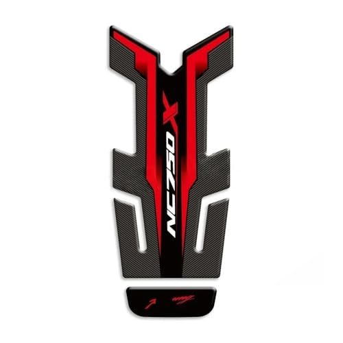 Protection réservoir NC750X (2014-2020) : Autocollants anti-rayures noirs
