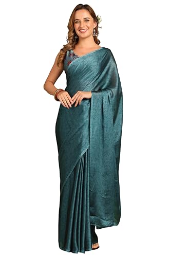 Image of MIRCHI FASHION Women Saree | Chiffon Batik Printed Breathable Regular Use Sari with Blouse
