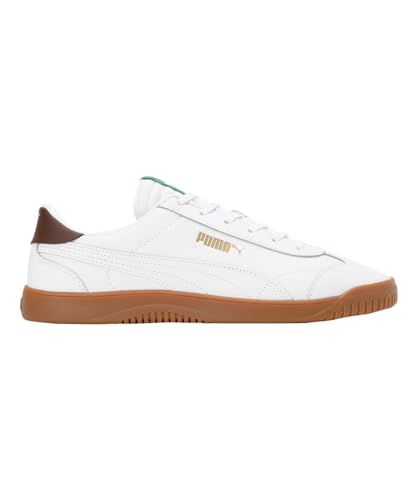 PUMA PUMA(プーマ) Men's Sneakers, Athletic Shoes, Spring and Summer 24 Colors Puma White/Puma White/Chestnut Brown/Puma Gold (04), 27.0 cm
