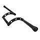 Motorrad Lenker 22 mm,Z Lenker Universal für Drag Custom Bobber Chopper Cruiser Softail Dyna Sportster-Schwarz