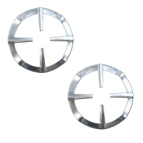 Gurtt Lot de 2 Supports pour Wok, Supports de Casserole pour cuisinières à gaz, Machines à Expresso, cafetières et réchauds de Camping