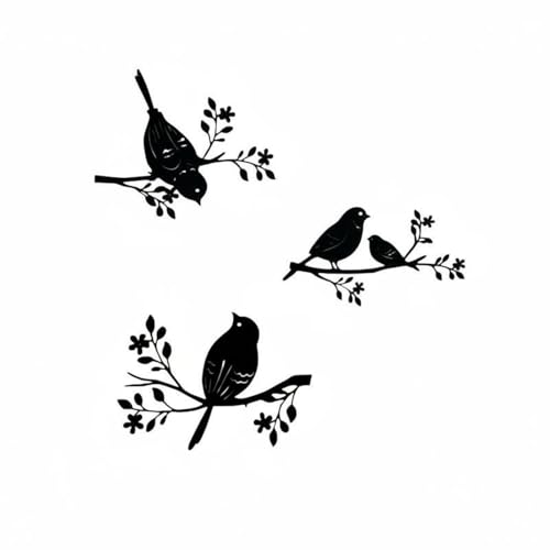 Décoration murale oiseaux en métal pour sublimer votre jardin, terrasse et intérieur cocooning