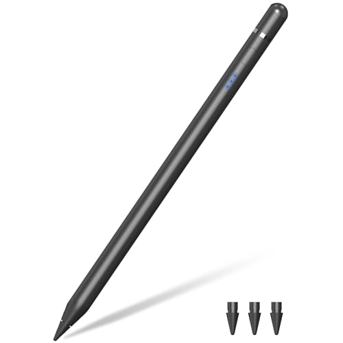 Lápiz de 1ª generación para Apple iPad, carga inalámbrica magnética para iPad con sensibilidad de inclinación y rejección de palma, lápiz USB C para iPad A16 11-6, Air 7/6/5/4/3, Pro M4/M3/M2, Mini
