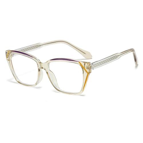 Lunettes de style rétro femmes verres plats pour vos sorties et le bureau