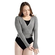 Capezio дамски плетен пуловер Wickelpullover,...